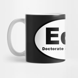 Doctor of Education Oval Mug